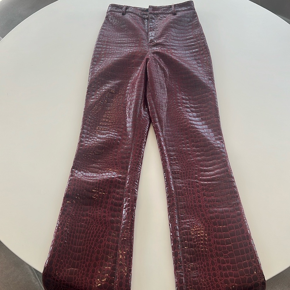 Faux snakeskin pants from MOTEL